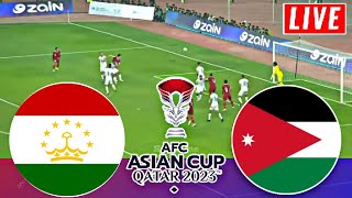 Tajikistan and Jordan live Score Ruslt broadcast of the 2023 Asian Cup quarterfinals [upl. by Ennairoc389]