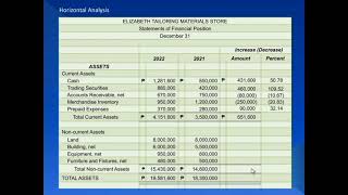 Part 1 Financial Statements Analysis Intro Horizontal Analysis and Vertical Analysis [upl. by Tommy]