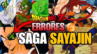 Mi PROBLEMA con los ERRORES de DRAGON BALL Z TODAS LAS SAGAS [upl. by Neelon706]