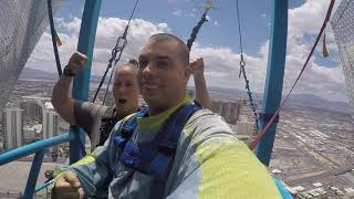 Stratosphere Sky Jump Las Vegas Nevada [upl. by Dahle700]