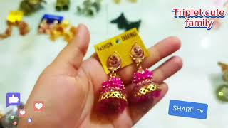 আমার কানের দুলের কালেকশন Eaire ring collection [upl. by Ahsirhcal]