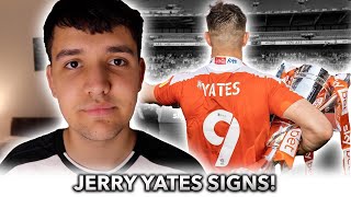 quotHE KNOWS WHERE THE BACK OF THE NET ISquot  Jerry Yates Signs for Derby County Reaction [upl. by Clemence]