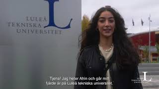 Rundvandring med Ahin på Luleå tekniska universitet [upl. by Novahc]