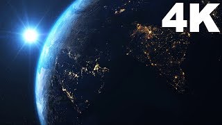 4K Planet Earth Spinning in Space  Free HD Videos  No Copyright [upl. by Naleek908]