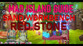 Mad Island  How to get Sand Workbench and Red Stone [upl. by Waly]