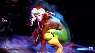 Street Fighter 6  Rogue from XMen mod for Cammy [upl. by Araek]