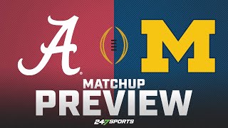 Alabama Crimson Tide vs Michigan Wolverines  Rose Bowl Game Preview 🏆  College Football Playoff [upl. by Janis]