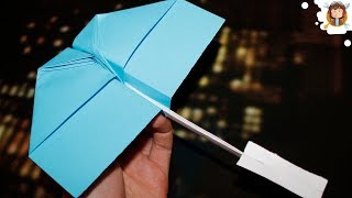 How to make a paper airplane that flies far  Tutorial [upl. by Aciemaj]