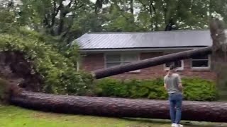 Severe weather damages Valdosta neighborhoods [upl. by Bartolomeo]