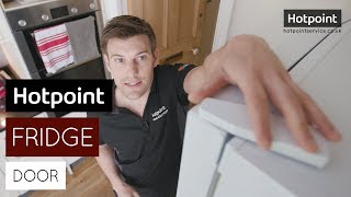 How to reverse your fridge door  by Hotpoint [upl. by Fernandez]