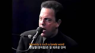 빌보드 올타임 남성 아티스트 🎧  Billy Joel  Honesty Live 가사해석Lyrics pop 팝송 billyjoel honesty live [upl. by Gelb]