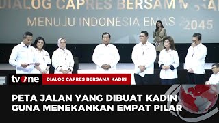 Anindya Bakrie Lempar Pantun untuk Prabowo Subianto  Dialog Capres Bersama Kadin tvOne [upl. by Lillie]