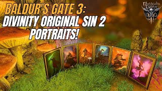 Baldurs Gate 3 All DOS2 Portrait Locations [upl. by Frolick]