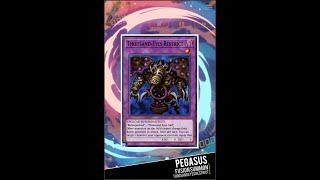 Yugioh Duel Links  Pegasus Fusion summon Thousand Eyes Restrict [upl. by Carrel]