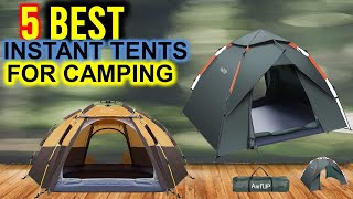 ✅ Top 5 Best Instant Tents For Camping 2023 [upl. by Lonne390]