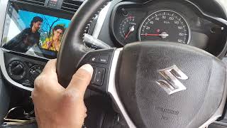 Suzuki cultus new model multimedia steering install 03136431200 [upl. by Ycaj]