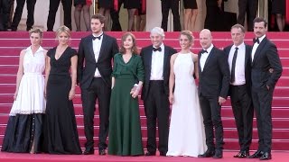 Director Paul Verhoeven Isabelle Huppert and more attends the Premiere of Elle at the Cannes Film F [upl. by Colly338]