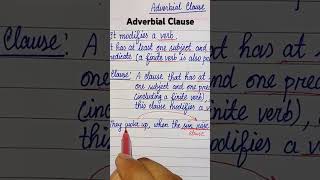 Adverbial Clause [upl. by Erina]