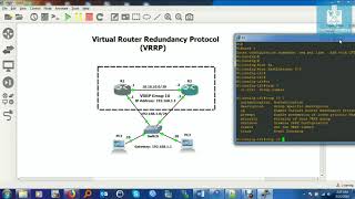 Virtual Router Redundancy Protocol VRRP Configuration step by step [upl. by Patterman550]