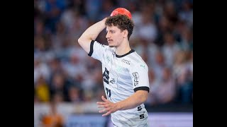 🇫🇴 Elias Ellefsen á Skipagøtus 2002 debut in BundesLiga  Handball Genius [upl. by Idzik]