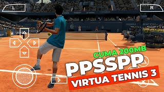 Game PPSSPP Virtua Tennis 3 Game PPSSPP Ukuran Kecil Terbaru [upl. by Aketal506]