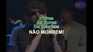 Titãs  Flores quotversão ao vivoquot Karaoke alta qualidade [upl. by Aara]