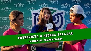 Entrevista a Rebeca Salazar en el Intercampus de Secundaria 2024 [upl. by Ehsom]