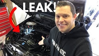 BMW N54 Oil SMOKING From Valve Cover Gasket [upl. by Geof570]