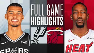 SPURS at HEAT  FULL GAME HIGHLIGHTS  February 7 2024 [upl. by Fielding819]