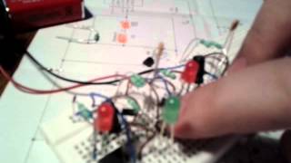 Dublu Circuit Monostabil cu timer 555 [upl. by Arbua]