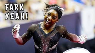 “Spready to the Underworld”  Simone Biles Gymnastics Ozzy Man Reviews [upl. by Ventura]