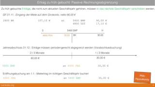 1012 Passive Rechnungsabgrenzung PRA [upl. by Eihpos]