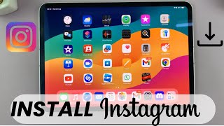 How To Install Instagram App On iPad [upl. by Everard]