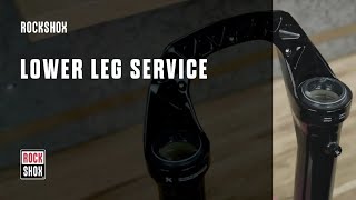 Rockshox 50 Hour Lower Leg Service [upl. by Renmus702]