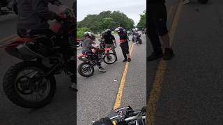 Motorcycle Guy Wanted To Fight Dirt Biker 🤬 fyp shorts [upl. by Sandler]