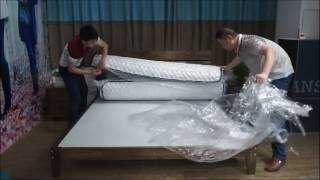 Compressed Pocket Spring Mattress [upl. by Friedly]