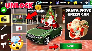 SANTA CLAUS NE चलाई GREEN TRANSFORMAR CAR 🤯 [upl. by Noellyn]