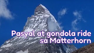 Pasyal at gondola ride from Zermatt up to FurggMatterhorn and Klein Matterhorn [upl. by Yraht]