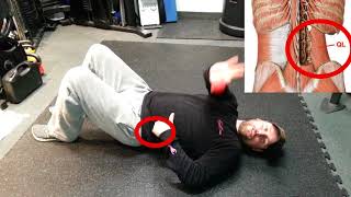 Shoulder Impingement Fix in 12 sec with the Quadratus Lumborum Trigger Point Release Protocol [upl. by Ihab702]