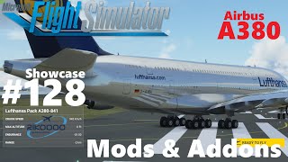 Airbus A380841 Lufthansa  Showcase 128  Mods amp Addons for Microsoft Flight Simulator 2020 4K [upl. by Felske]