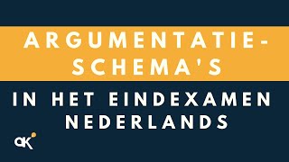 Argumentatieschemas in het eindexamen Nederlands [upl. by Pavia]