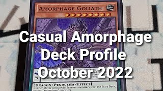 Casual Amorphage Deck Profile October 2022 [upl. by Ahsieyk689]