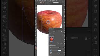 How to Design a 3D Apple in Adobe Illustrator StepbyStep Tutorial [upl. by Barthel]