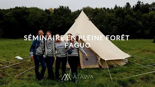 Séminaire en pleine forêt pour lentreprise Faguo [upl. by Hsemar862]