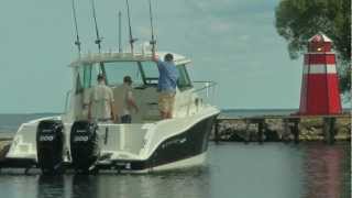 29 Foot Walkaround Fishing Boat by Striper Boats [upl. by Aerdua]