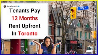 Tenants Paying a Years Rent in Advance to Rent in Toronto  Newcomers to Canada Renting [upl. by Osnofedli807]