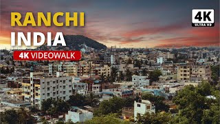 Walking in Ranchi INDIA  THE MOST POPULATED COUNTRY 4K [upl. by Lancelot]