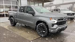 Silver 2024 Chevrolet Silverado 1500 RST Review Calgary AB  Wolfe Calgary [upl. by Reiss]