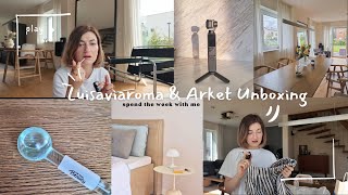 Luisaviaroma amp Arket Unboxing  Work Update  Drugstore Haul  Spend a week with me [upl. by Dorian]