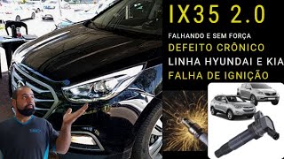 IX35 20  FALHANDO E SEM FORÇA DEFEITO CRÔNICO DA HYUNDAI E KIA SISTEMA DE IGNIÇÃO  TESTE PRÁTICO [upl. by Nnylidnarb]